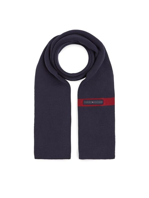 Tommy Hilfiger Tommy Hilfiger Šal Th Skyline Knit Scarf AM0AM11496 Tamnoplava