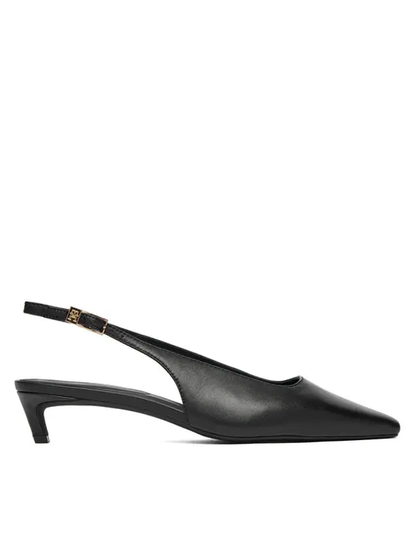 Tommy Hilfiger Tommy Hilfiger Salonke Th Buckle Slingback Low Pump FW0FW09009 Crna