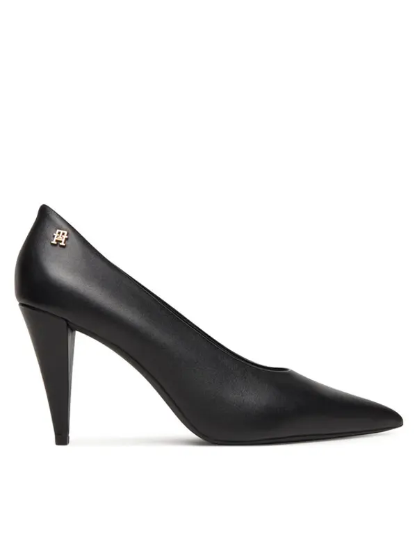 Tommy Hilfiger Tommy Hilfiger Salonke Th Smooth Leather Pump FW0FW08960 Crna