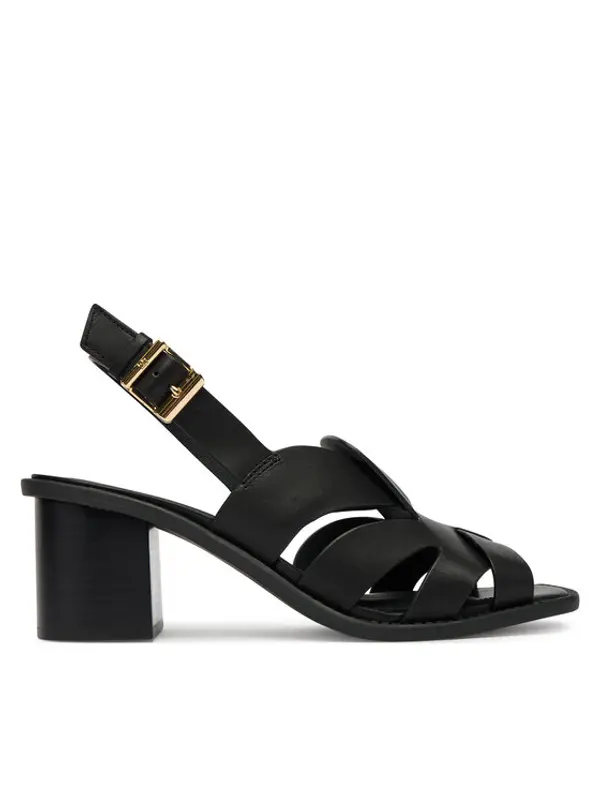 Tommy Hilfiger Tommy Hilfiger Sandale Cross Blocked Heel Sandal FW0FW09135 Crna