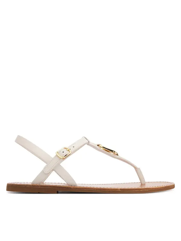 Tommy Hilfiger Tommy Hilfiger Sandale Leather Thong Sandal FW0FW09127 Bijela