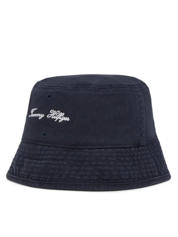 Tommy Hilfiger Tommy Hilfiger Šešir Seasonal Flag Bucket AM0AM13384 Tamnoplava