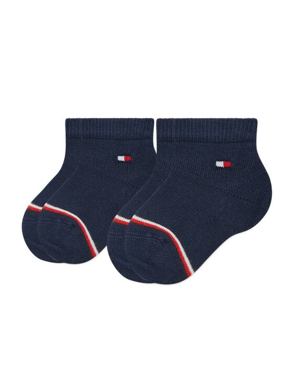 Tommy Hilfiger Tommy Hilfiger Set od 2 para dječjih visokih čarapa 701220516 Tamnoplava