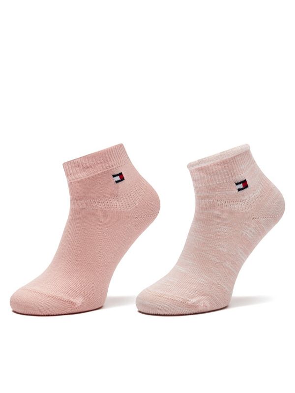 Tommy Hilfiger Tommy Hilfiger Set od 2 para dječjih visokih čarapa 701229880 Ružičasta