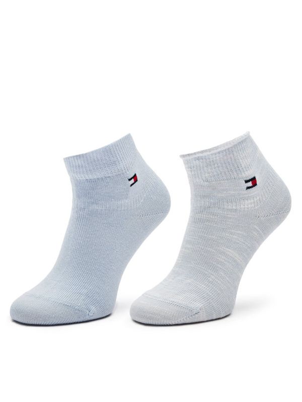 Tommy Hilfiger Tommy Hilfiger Set od 2 para dječjih visokih čarapa 701229880 Svijetloplava