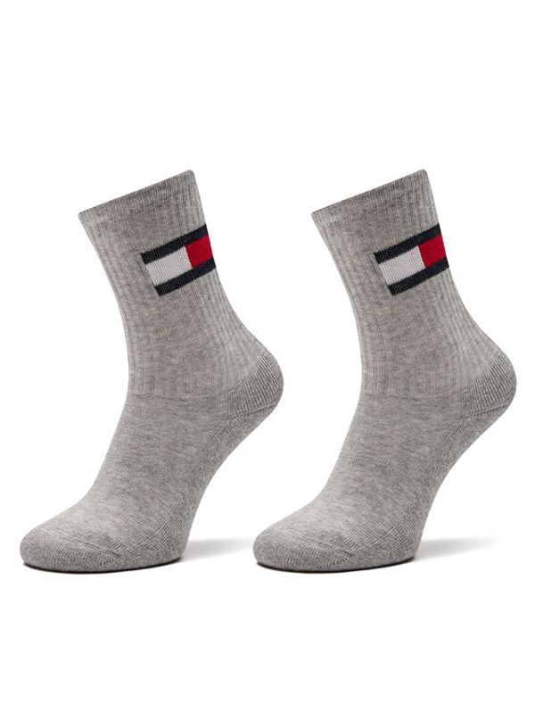 Tommy Hilfiger Tommy Hilfiger Set od 2 para dječjih visokih čarapa 701229940 Siva