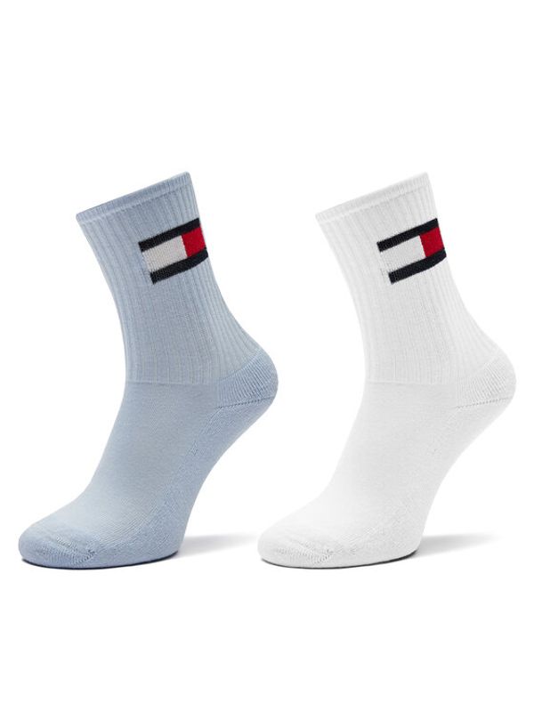 Tommy Hilfiger Tommy Hilfiger Set od 2 para dječjih visokih čarapa 701229940 Svijetloplava
