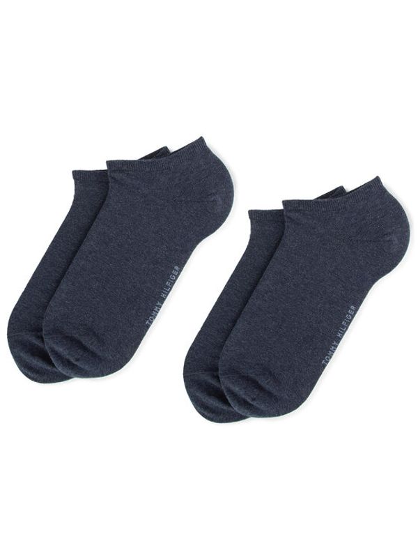 Tommy Hilfiger Tommy Hilfiger Set od 2 para niskih ženskih čarapa 343024001 Tamnoplava