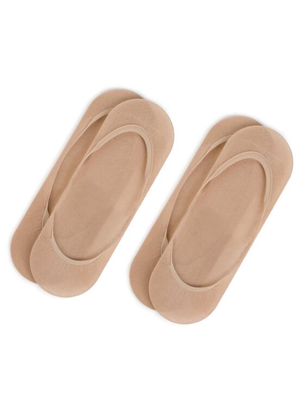 Tommy Hilfiger Tommy Hilfiger Set od 2 para ženskih niskih čarapa 353006001 Bež