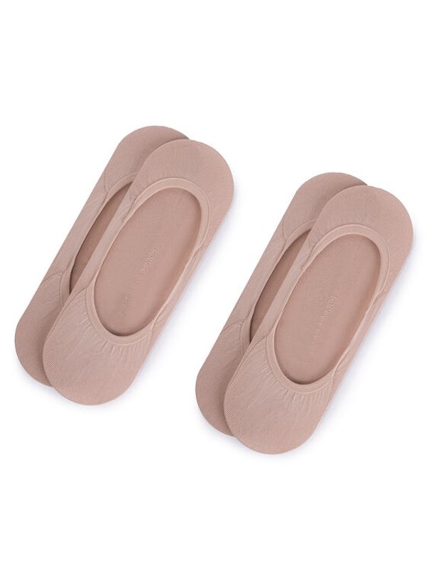 Tommy Hilfiger Tommy Hilfiger Set od 2 para ženskih niskih čarapa 353007001 Bež