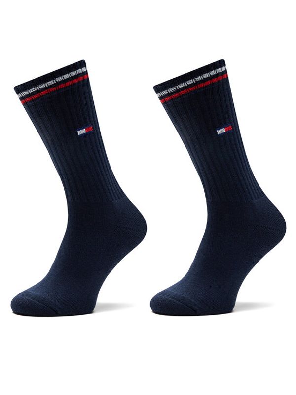 Tommy Hilfiger Tommy Hilfiger Set od 2 para ženskih visokih čarapa 701228176 Tamnoplava