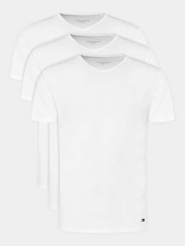 Tommy Hilfiger Tommy Hilfiger Set od 3 majice UM0UM03137 Bijela Regular Fit