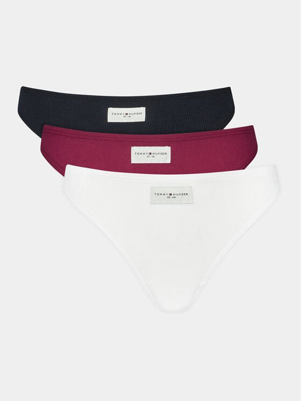 Tommy Hilfiger Tommy Hilfiger Set od 3 para klasičnih gaćica UW0UW05188 Šarena