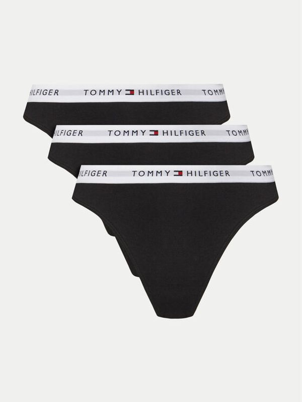 Tommy Hilfiger Tommy Hilfiger Set od 3 para tangica UW0UW05530 Crna