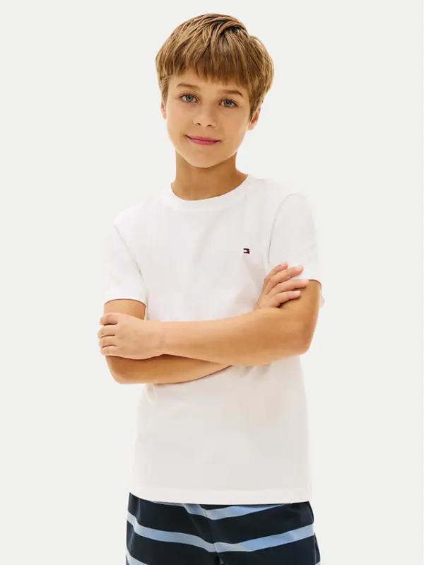 Tommy Hilfiger Tommy Hilfiger Set t-shirt majica﻿ UK0UK00073 Bijela Regular Fit