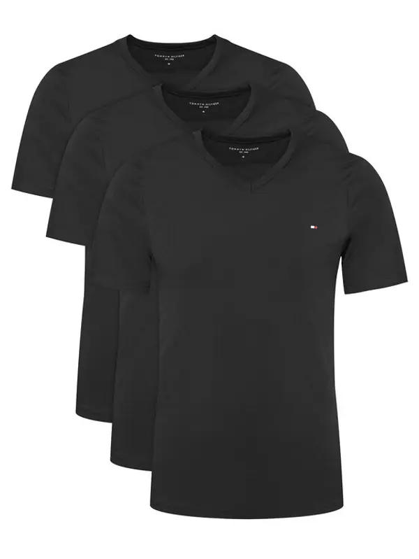 Tommy Hilfiger Tommy Hilfiger Set t-shirt majica﻿ UM0UM03865 Crna Regular Fit