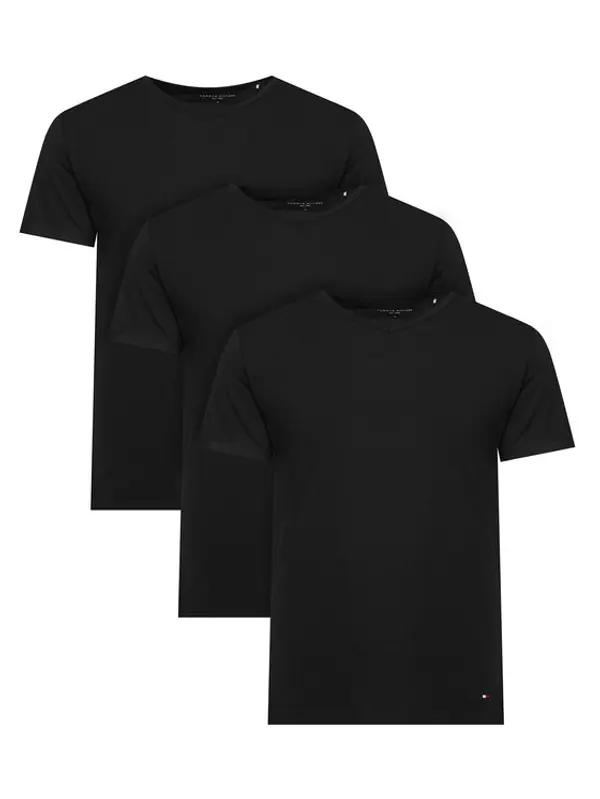 Tommy Hilfiger Tommy Hilfiger Set t-shirt majica﻿ UM0UM03929 Crna Slim Fit