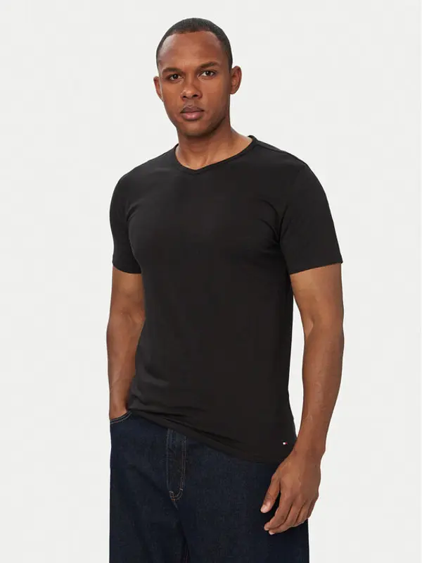 Tommy Hilfiger Tommy Hilfiger Set t-shirt majica﻿ UM0UM03929 Crna Slim Fit