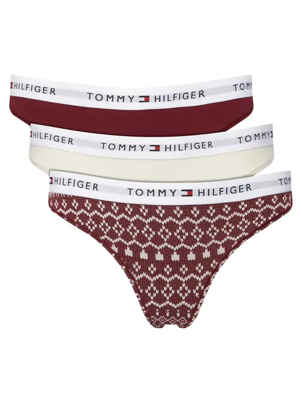 Tommy Hilfiger Tommy Hilfiger Set tanga gaćica﻿ UW0UW06134 Šarena