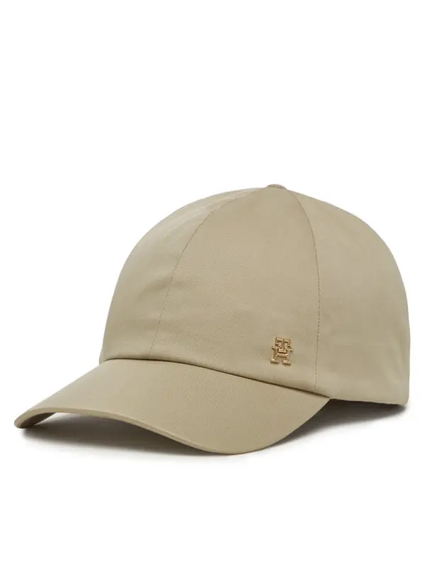 Tommy Hilfiger Tommy Hilfiger Šilterica Elevated Chic Soft Cap AW0AW17138 Bež