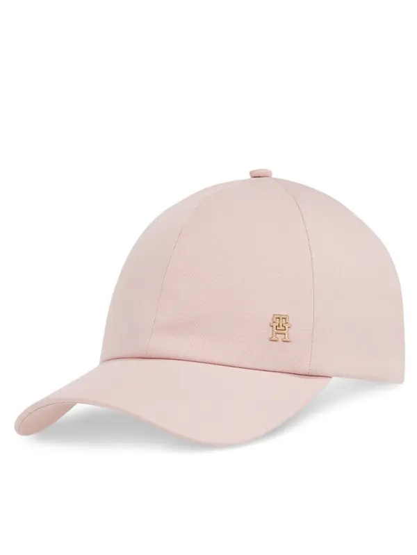 Tommy Hilfiger Tommy Hilfiger Šilterica Elevated Chic Soft Cap AW0AW17138 Ružičasta