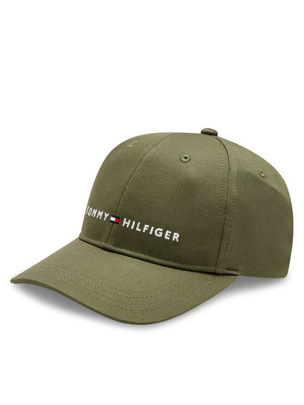 Tommy Hilfiger Tommy Hilfiger Šilterica Essential Cap AU0AU01667 Kaki