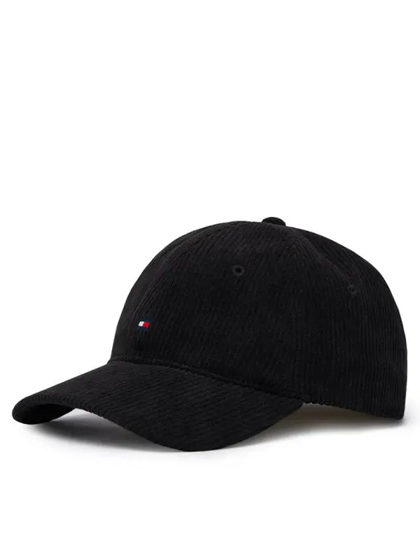 Tommy Hilfiger Tommy Hilfiger Šilterica Flag Cord 6 Panel AM0AM14530 Crna