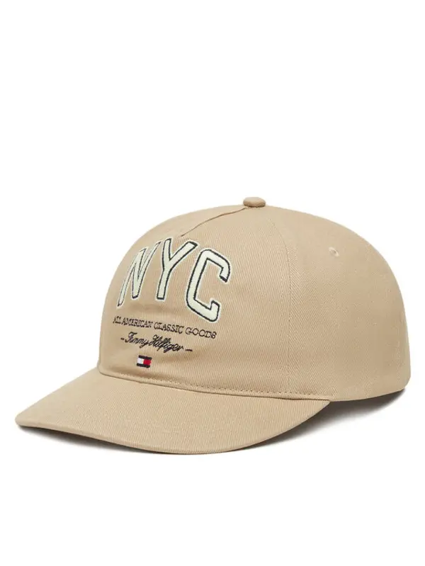 Tommy Hilfiger Tommy Hilfiger Šilterica Flag Seasonal 5 Panel AM0AM13562 Bež