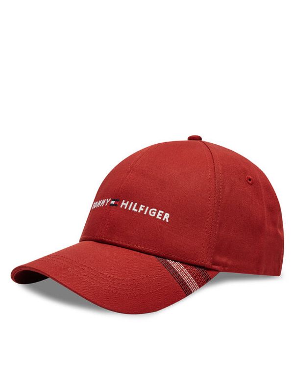 Tommy Hilfiger Tommy Hilfiger Šilterica Foundation Cotton 6 Panel Cap AM0AM12532 Crvena