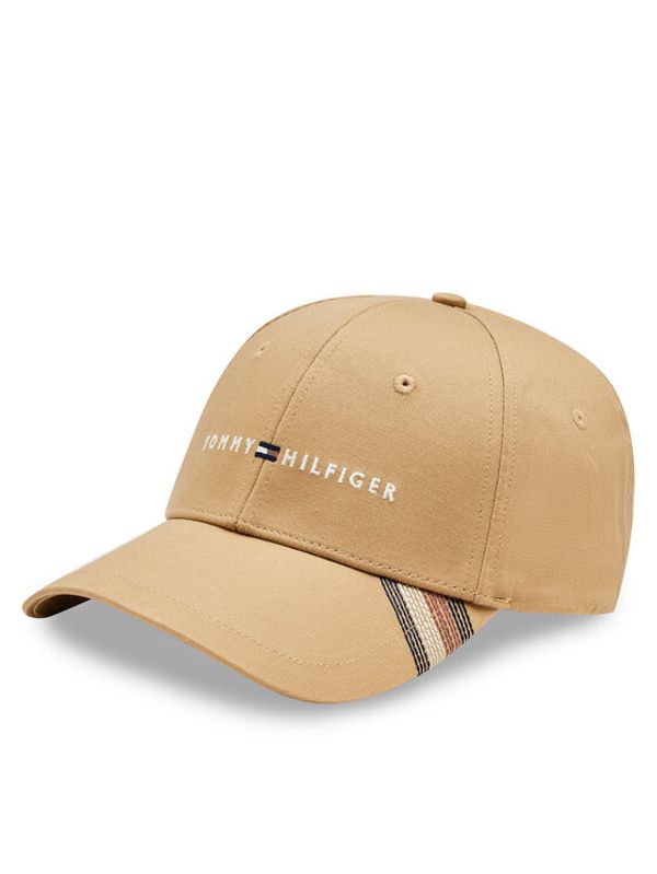 Tommy Hilfiger Tommy Hilfiger Šilterica Foundation Cotton 6 Panel Cap AM0AM12532 Smeđa