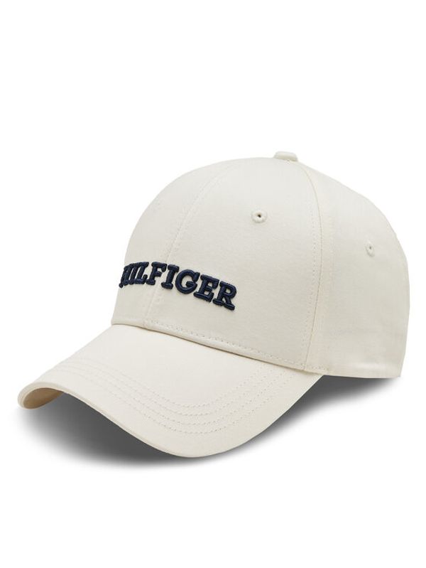 Tommy Hilfiger Tommy Hilfiger Šilterica Hilfiger Prep Cap AW0AW16040 Écru