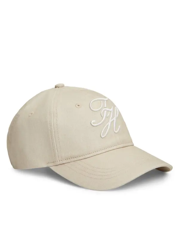 Tommy Hilfiger Tommy Hilfiger Šilterica Logo Embroidery Baseball Cap AW0AW18338 Bež