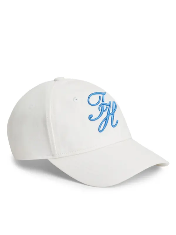 Tommy Hilfiger Tommy Hilfiger Šilterica Logo Embroidery Baseball Cap AW0AW18338 Bijela