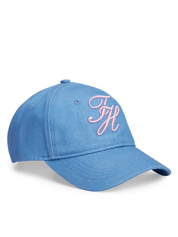 Tommy Hilfiger Tommy Hilfiger Šilterica Logo Embroidery Baseball Cap AW0AW18338 Plava