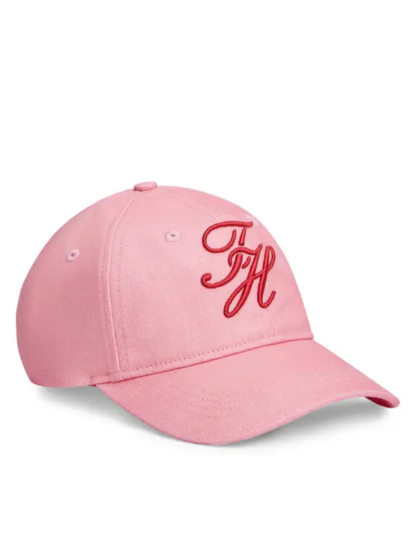Tommy Hilfiger Tommy Hilfiger Šilterica Logo Embroidery Baseball Cap AW0AW18338 Ružičasta