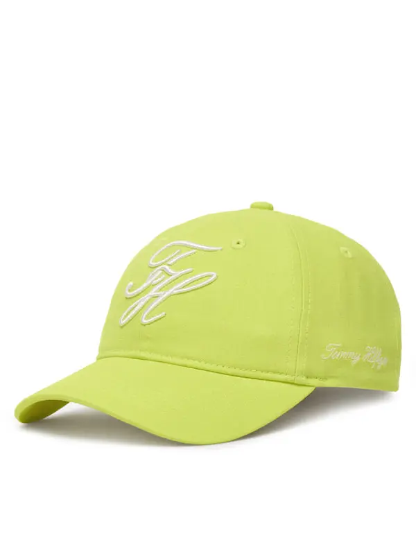 Tommy Hilfiger Tommy Hilfiger Šilterica Logo Embroidery Baseball Cap AW0AW18338 Zelena