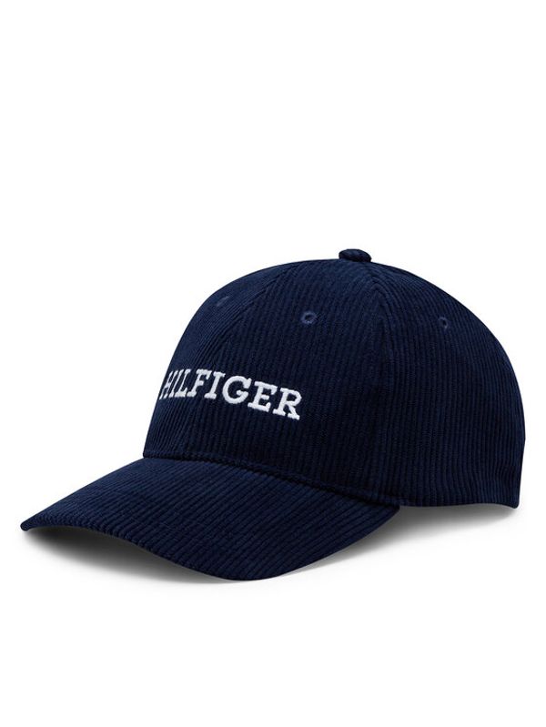 Tommy Hilfiger Tommy Hilfiger Šilterica Monotype Cordoroy Cap AM0AM11990 Tamnoplava