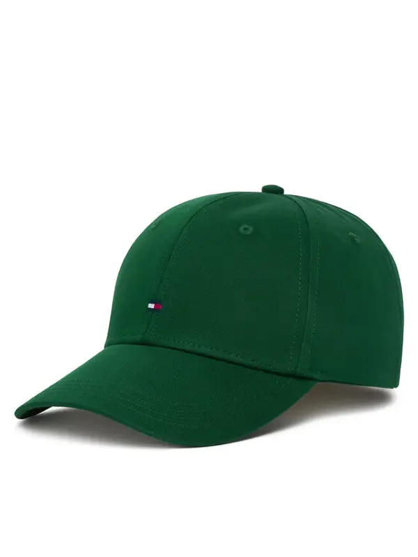 Tommy Hilfiger Tommy Hilfiger Šilterica Th Flag Cotton 6 Panel Cap AM0AM13008 Zelena