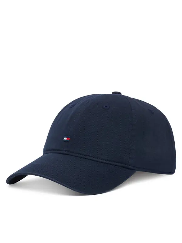 Tommy Hilfiger Tommy Hilfiger Šilterica Th Flag Soft 6 Panel Cap AM0AM14099 Tamnoplava