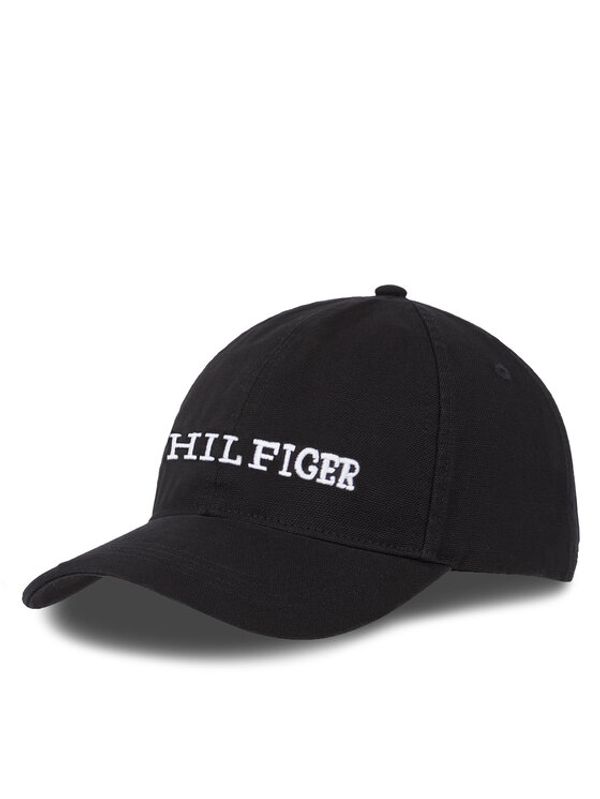 Tommy Hilfiger Tommy Hilfiger Šilterica Th Monotype Soft 6 Panel Cap AM0AM12154 Crna