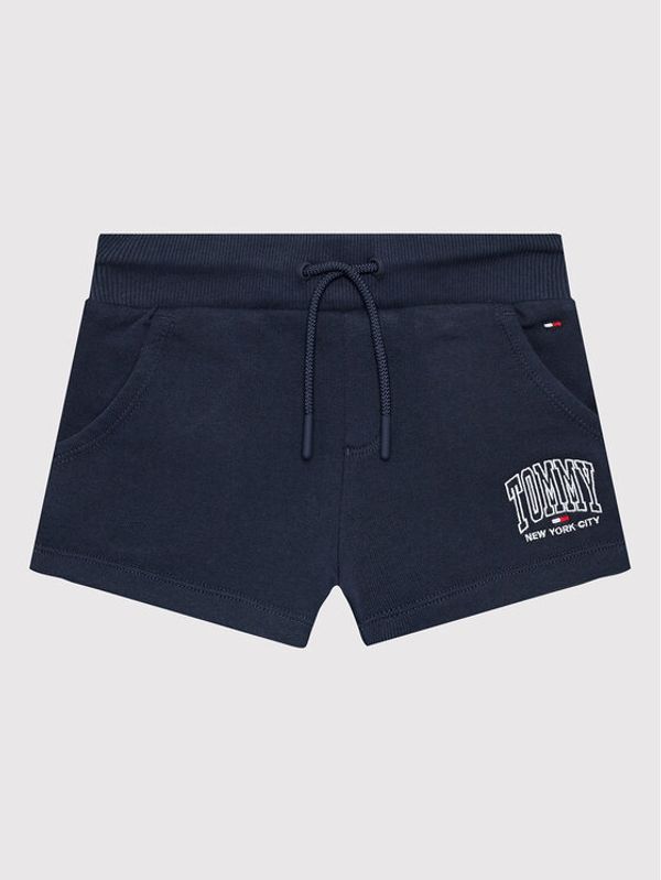 Tommy Hilfiger Tommy Hilfiger Sportske kratke hlače Bold Varsity KG0KG06529 Tamnoplava Regular Fit