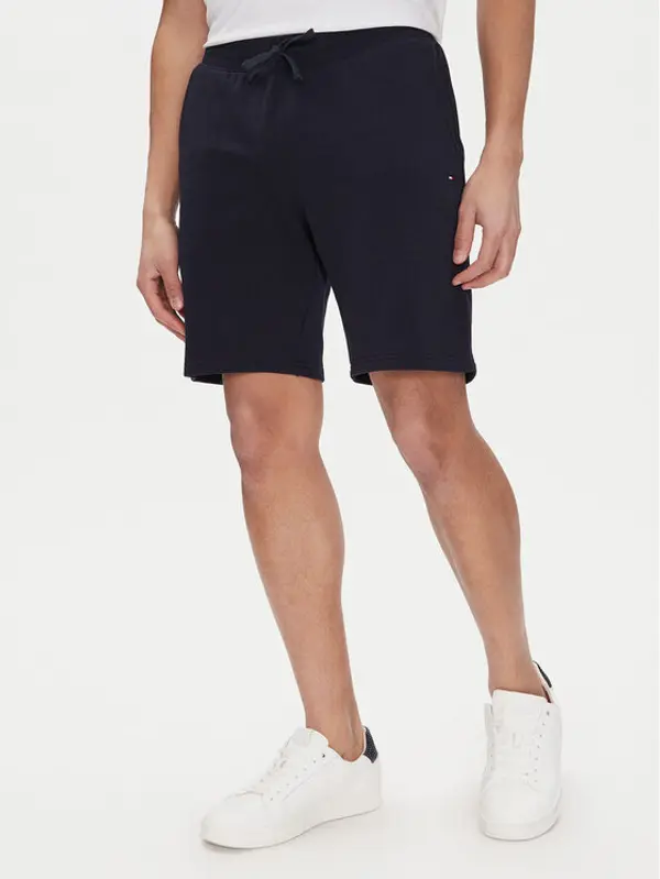 Tommy Hilfiger Tommy Hilfiger Sportske kratke hlače Essential MW0MW37240 Tamnoplava Regular Fit