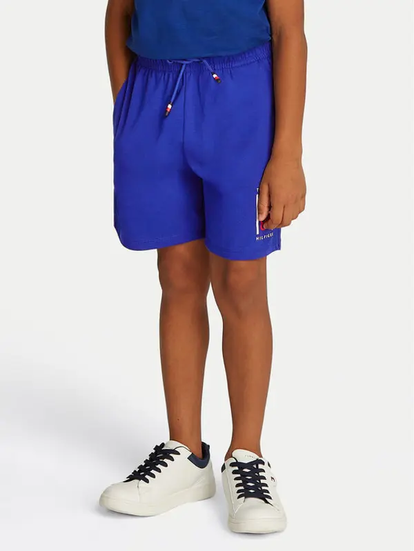 Tommy Hilfiger Tommy Hilfiger Sportske kratke hlače Graphic KB0KB09477 Plava Regular Fit