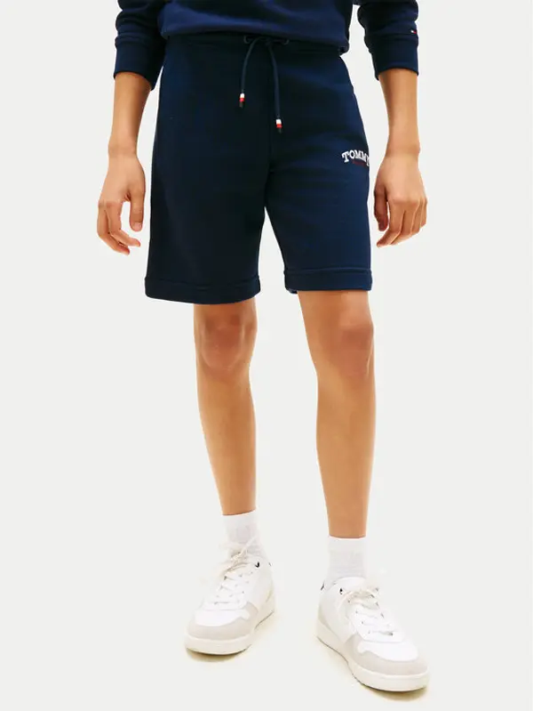 Tommy Hilfiger Tommy Hilfiger Sportske kratke hlače KB0KB10242 Tamnoplava Regular Fit