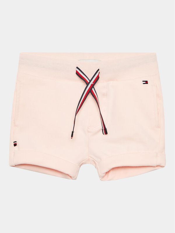 Tommy Hilfiger Tommy Hilfiger Sportske kratke hlače KN0KN01618 Ružičasta Regular Fit