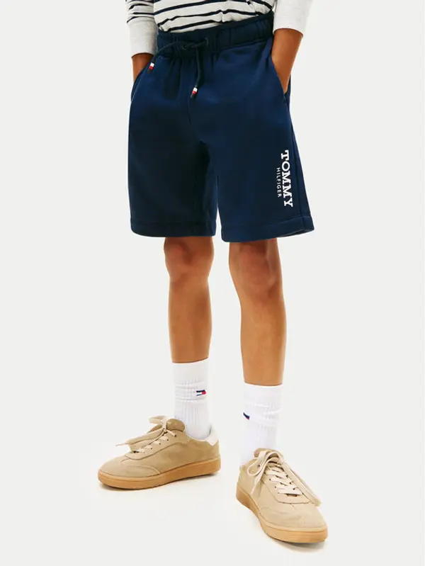 Tommy Hilfiger Tommy Hilfiger Sportske kratke hlače Monotype Print KB0KB10023 Tamnoplava Regular Fit