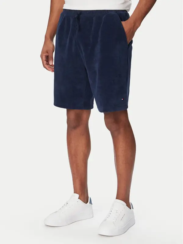 Tommy Hilfiger Tommy Hilfiger Sportske kratke hlače MW0MW42880 Tamnoplava Regular Fit