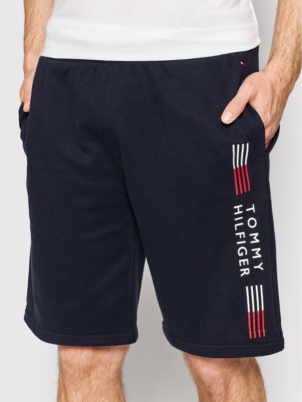 Tommy Hilfiger Tommy Hilfiger Sportske kratke hlače Track UM0UM02428 Tamnoplava Regular Fit
