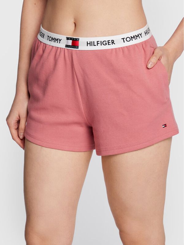 Tommy Hilfiger Tommy Hilfiger Sportske kratke hlače UW0UW02296 Ružičasta Relaxed Fit