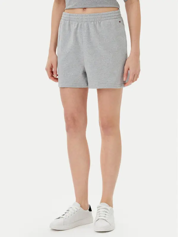 Tommy Hilfiger Tommy Hilfiger Sportske kratke hlače UW0UW05800 Siva Regular Fit